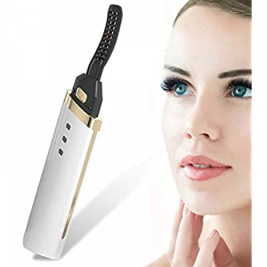 Heated Eyelash Curler, Heated Lash Curler with 3 Temperature modes, USB Rechargeable, Quick Natural