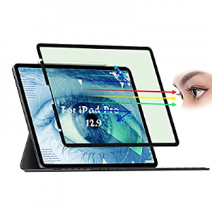 Blue Light Screen Protector for iPad Pro 12.9 inch 2021/2020/2018,Drfilm Removable Anti Blue-Light B