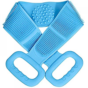 Back Scrubber for Shower, Exfoliating Lengthen Silicone Body Back Scrubber, Comfortable Massage for