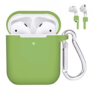 AirPods Case Cover Cute with Keychain, Enhenstre Airpods Case for Girls,Silicone Skin Cover for AirP