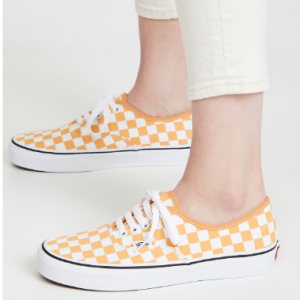Shopbop官网 Vans Authentic 棋盘格女款板鞋4折热卖