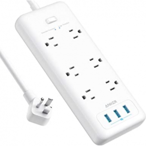 Amazon - Anker 6×AC 3×USB 浪涌保护插座，立减$14