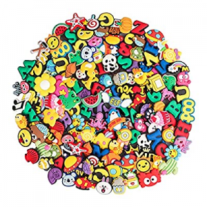 100pcs Different Shape Croc Charms for Shoes and Boys Girls Party Birthday Gifts now 60.0% off 