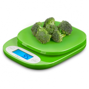 Ozeri ZK24 厨房电子秤 苹果绿色 称重范围0.5 g-6000 g @ Walmart