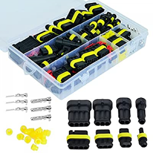 MGGi 352Pcs Car Electrical Wire Connector now 35.0% off , Waterproof Terminals Plug Kit,1 2 3 4 Pi..