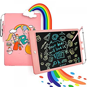 LUOHE Drawing Tablet for Kids Toys, 10 Inch Colorful Toddler Doodle Board Drawing Pad, Erasable Elec