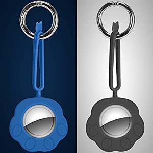 AirTag Case, TopMade Case for AirTag Case Cover with Anti-Lost Keychain Anti-Scratch Lightweight Pro
