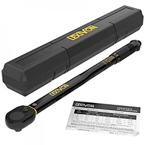 LEXIVON 1/2-Inch Drive Click Torque Wrench 10~150 Ft-Lb/13.6~203.5 Nm (LX-183) now 31.0% off 