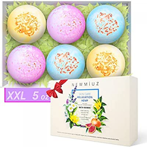 Organic Hemp Bath Bombs Gift Set Infused with Lavender now 15.0% off , Chamomile, Ylang ylang Esse..