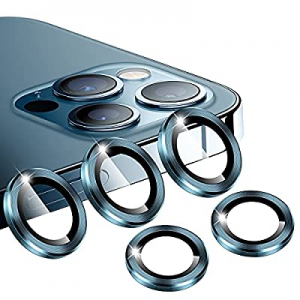 [5 Pcs] Vanzon iPhone 12 Pro Max Camera Lens Protector,Tempered Glass Aluminum Alloy Camera Screen R