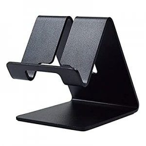 Beuya Universal Cell Phone Stands, Aluminum Alloy Holder for [4-8''] Cell Phone, Computer Tablets an