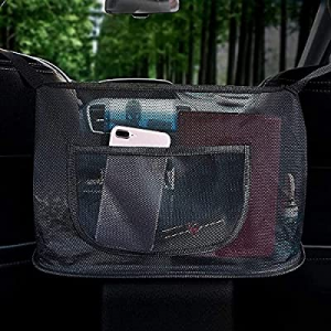 One Day Only！Car Net Pocket Handbag Holder now 80.0% off , Car Handbag Holder Between Seats for Pu..