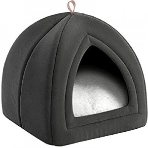 Bedsure Cat Bed for Indoor Cats now 40.0% off , Cat Houses, Small Dog Bed - 15/19 inches 2-in-1 Ca..