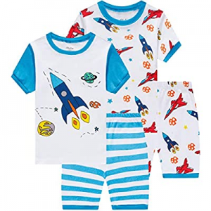 shelry Children Pajamas Cotton Dinosaur Kids Clothes Boys Cartoon Sleepwear Toddler Clothes now 70..