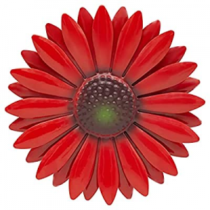 60.0% off EASICUTI Red Sunflower Metal Flowers Wall Decor Metal Wall Art Decorations Hanging for I..