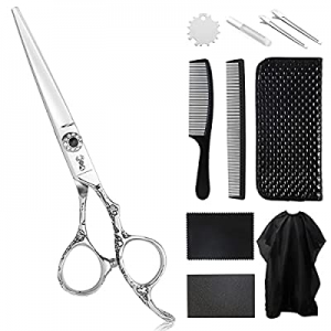 PANDINUS IMPERATOR 11PCS Stainless Steel Hair Cutting Scissors Thinning Shears Set 6.9 Inch Profes..