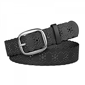 Leather Belts for Women Teen Girls now 50.0% off , Fashion Womens Belts for Jeans Pants Pin Buckle..