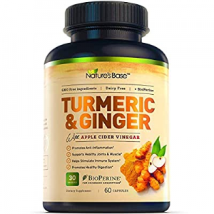 Turmeric Curcumin with Ginger & Apple Cider Vinegar now 40.0% off , BioPerine Black Pepper, 95% Cu..