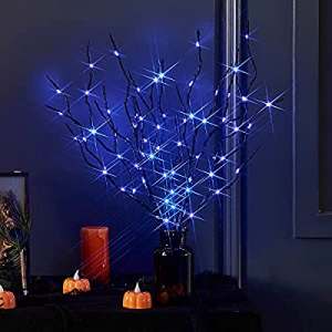50.0% off Birchlitland Lighted Spooky Halloween Decoration Branches 70L Purple Lights 18IN Battery..