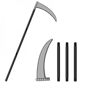 Grim Reaper Scythe, Halloween Scythe Weapon Reaper Costume Accessory Toys for Kids Party Gifts now..