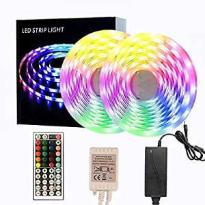 65.6ft LED Strip Lights now 60.0% off , Color Changing Rope Lights with IR Remote for Bar Bedroom ..