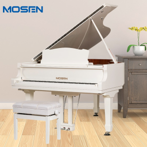 立减CNY￥25,莫森(mosen)MS-102G三角钢琴 88键进阶款家用考级演奏真钢琴1-10级 158CM 典雅系列