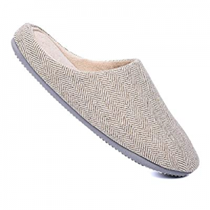 One Day Only！Unisex's Classic Terry Clog Slip on Slippers for Womens and Mens now 50.0% off 