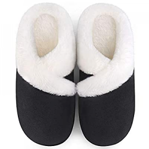 One Day Only！Homitem Women's Cozy Memory Foam Slippers with Chenille now 50.0% off , Slip on House..