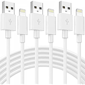 iPhone Charger now 55.0% off , Bkayp [Apple MFi Certified] 3 Pack 10ft Lightning Cable to USB Cabl..