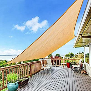 YUFOL Sun Shade Sail 8' x 10' Rectangle UV Block Canopy Cloth for Outdoor Patio Garden Backyard no..