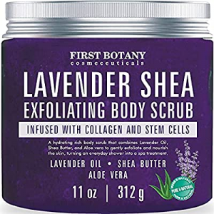 Lavender Oil Body Scrub Exfoliator with Shea Butter now 15.0% off , Collagen, Stem Cells, Grapefru..