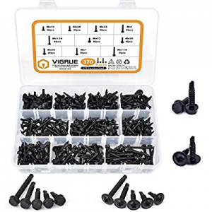 410 Stainless Steel #8 Self Drilling TEK Screw Assortment Kit now 40.0% off , Hex Washer Head & Mo..