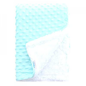 SWEET DOLPHIN Sherpa Minky Baby Blankets for Crib Stroller Nap now 43.0% off , Fuzzy Warm Cozy Sof..
