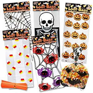 35.0% off Gift Boutique 150 Halloween Cellophane Treat Bags Goodie Bag for Candy Clear Plastic Cel..