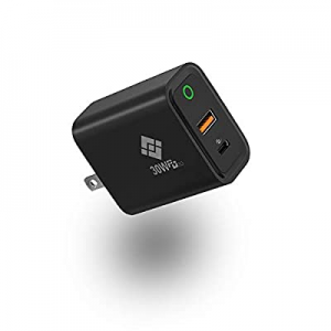 Fast USB C Charger, Foldable 2-Port PD Type c Charger, HonShoop USB C Charger Block Compatible for i