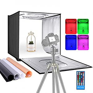 Neewer Photo Studio RGB Light Box with Infrared Remote Control now 40.0% off , Foldable Table Top ..