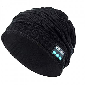 Winter Music Beanie Hat Wireless Headphone Cap Gifts for Men Women, Built-in Mic