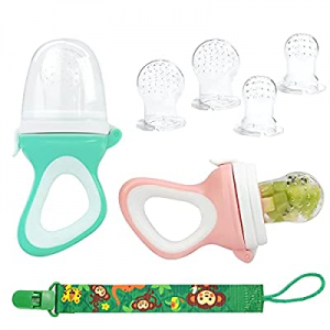 60.0% off Baby Food Fruit Feeder Pacifier - Relief Teething Silicone Nipple Includes All The Sizes..