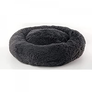 Precious Tails Super Lux Shaggy Comfy Calming Pet Bed - Extra Fluffy Faux Fur Donut Cuddler now 50..