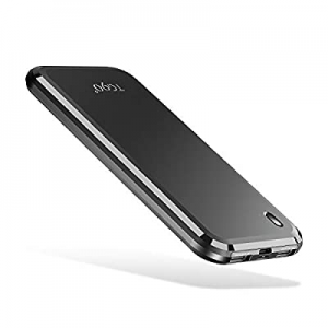 TG90 Power Bank 10000mAh Portable Battery Charger for Cell Phones External Battery Power Packs, Ultr