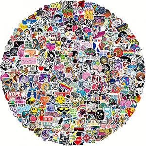 302 PCS Stickers Pack Cute Aesthetic Viny Waterproof Stickers, Stickers for Water Bottles, Laptop, W