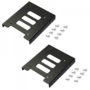 YOKELLMUX SSD Mounting Bracket 2.5 Inch to 3.5 Inch Internal SSD/HDD Mounting Kit, 2.5" to 3.5" Hard