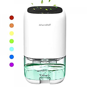 One Day Only！Mini Dehumidifier for Home now 35.0% off , Small Dehumidifier, 35oz/1000ml Capacity f..