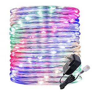 One Day Only！Rope Lights Outdoor now 50.0% off , 16ft Multicolor Colored LED Mini Light Strip Ligh..