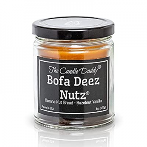 10.0% off Bofa Deez Nutz- Funny- Banana Nut Bread n Hazelnut Vanilla- Scented Candle- Double Pour-..