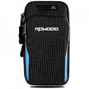 RDMODO Armband for Running Workout Armband for Phone Damp-Proof Phone Holder for Arm Men Women Blue