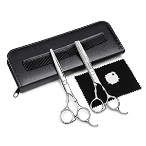 HAUSBELL Hair Scissors, Professional 6" Hair Cutting Scissors, Japanese Stainless Steel Hair Cutting