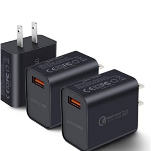 Amazon - Jasanic Quick Charge 18W QC 3.0 快速充电器 ，5折
