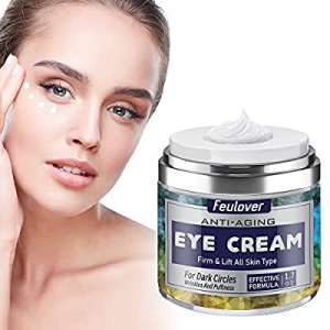 Eye Cream, Anti Wrinkle Eye Cream for Under Eye Bags, Reduce Dark Circles and Puffiness, Firm and Li