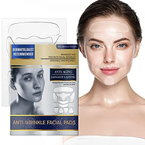 Face Wrinkle Patches,Anti-wrinkle Face Patches, Reusable 100% Medical Silicone, Smooth Skin and Redu